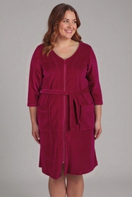 Vivisence 5011 Nocna szlafrok, rubinowy