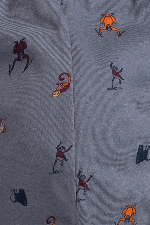 Atlantic 2MP-003 2-pak Majtki slipy, szary/granat