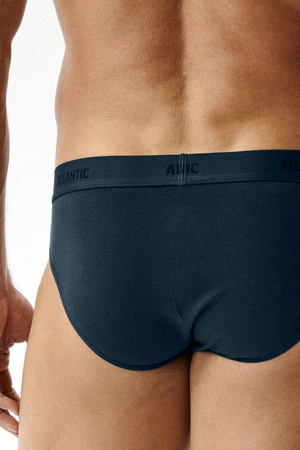 Atlantic 6SMP-004 6-pack Majtki slipy, indygo/szary/granat/khaki/niebieski ciemny/denim