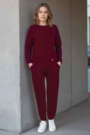 Vivisence 9204kmpl Komplet bluza+spodnie, bordowy