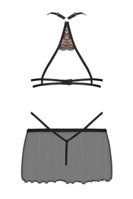 Beauty Night Goldie chemise BN6707 Nocna komplet koszulka + stringi, black