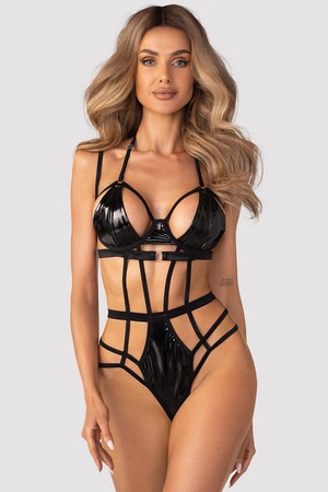 Obsessive Keira Lise teddy Body sexy, czarny