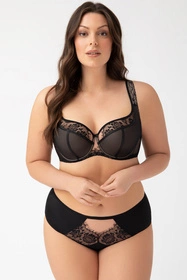 Gorsenia K647 Alicante Biustonosz półusztywniany, czarny