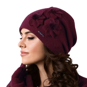 Kamea Teramo Nakrycie głowy czapka, bordowy