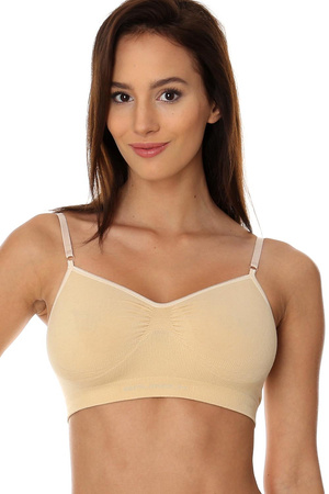 Brubeck BR00012A Biustonosz mi�kki, be�owy