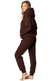 Dkaren DK-K-B6 Komplet bluza+spodnie, czekolada