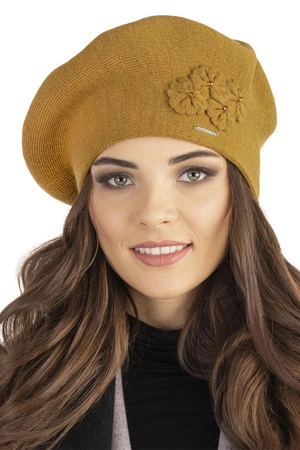 Vivisence 7006 Nakrycie głowy beret, miodowy