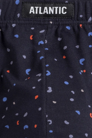 Atlantic 3MP-165 3-pak Majtki slipy, grafit/indygo/granat