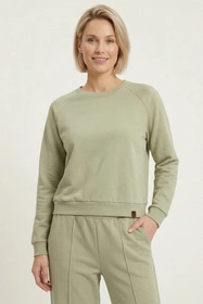 Vivisence 9004 Bluza nierozpinana, oliwkowy