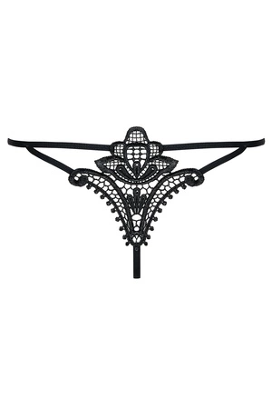Obsessive Luiza thong Majtki stringi, czarny