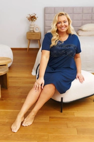 Doctor Nap TB.7329 Nocna koszula, navy 