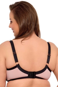 Gaia 1273M Aina Maxi Biustonosz półusztywniany, czarno-różowy