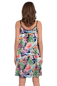 Italian Fashion Polinezja ws.r. Nocna koszulka, druk/granat