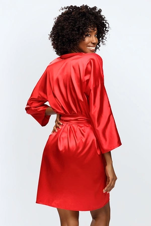 Dkaren Femi Nocna peniuar, czerwony