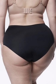 Julimex Pearl panty Majtki figi, czarny