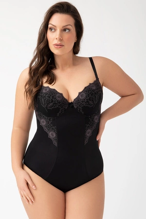 Gorsenia 184 Livia Body wyszczuplające, czarny