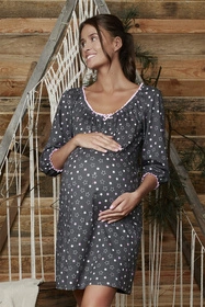 Italian Fashion Antilia r.3/4 Nocna koszula, grafit