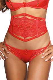 Axami V-9772 Gorset półgorset, czerwony