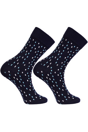 Moraj CML400-015 Skarpety za kostk�, patt 2-navy/prostok�ty