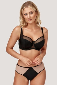 Azal Nikola Biustonosz półusztywniany, czarny