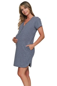 Doctor Nap TCB.7570 Nocna koszula, dark grey