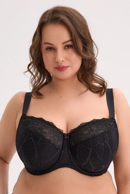 Gaia 594M Sandy Maxi Biustonosz półusztywniany, czarny 3