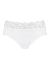 Sloggi 10031896 Romance Midi Majtki figi, 0003-white