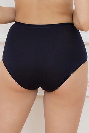 Italian Fashion Ibiza maxi Majtki wysokie figi, granat