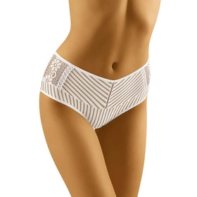 Wol-Bar Eco-Pa Majtki figi, biały