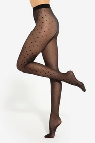 Gatta Silver Party 14 Wyrób pończoszniczy rajstopy, nero/silver