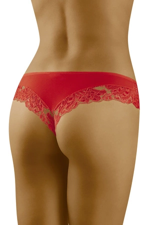 Wol-Bar Diamond 3503 3-pak Majtki szorto-stringi, czerwony