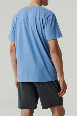 Atlantic NMP-379 Nocna piżama, niebieski/grafit