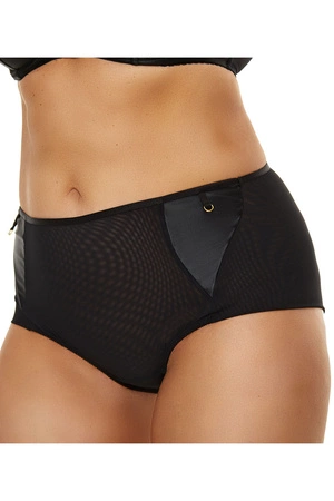 Nessa Clarisse Straps N02 Majtki wysokie figi, czarny