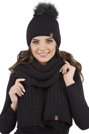 Vivisence 7016S Szalik lub apaszka szalik, czarny