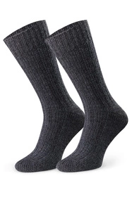 Steven 085 wełniane Skarpety za kostkę, melanż grafit