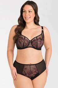 Gorsenia K793 Jenny Biustonosz balkonetka, czarny