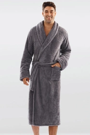 Dkaren 130 Nocna szlafrok, szary