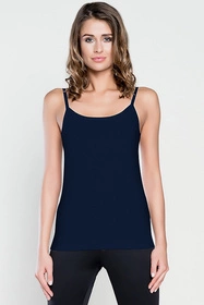 Italian Fashion Ibiza ws.r. Koszulka na ramiączkach, granat