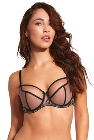 Bella Misteria 42-88 Czarna Pantera Biustonosz półusztywniany, czarny