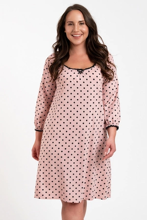 Italian Fashion Margo r.3/4 Nocna koszula, druk/różowy