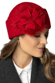 Vivisence 7083 Nakrycie głowy toczek, czerwony