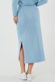 Italian Fashion Stella maxi Spódnica dresowa, niebieski