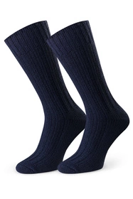 Steven 085 wełniane Skarpety za kostkę, granatowy