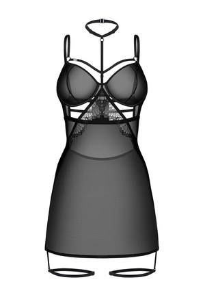 Obsessive Arrowel chemise Nocna koszulka, black
