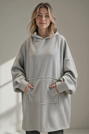 Vivisence 5029 Nocna szlafrok, jasnoszary