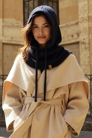 Vivisence 70111 Nakrycie głowy kaptur, czarny