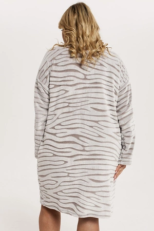 Italian Fashion Meru dł.r. Nocna szlafrok, szary