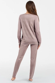 Italian Fashion Oda dł.r. dł.sp. Nocna piżama, cappuccino