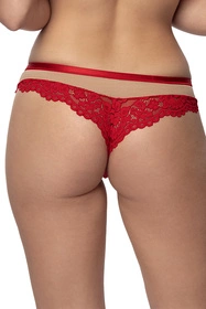 Róża Torfi  Majtki stringi, czerwony
