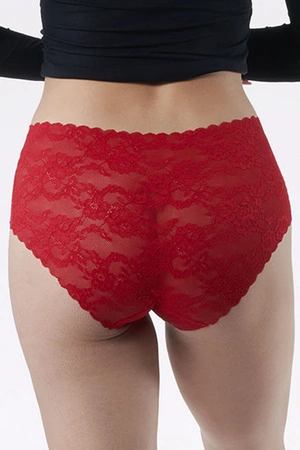 Julimex Bellie Maxi Majtki wysokie figi, czerwony